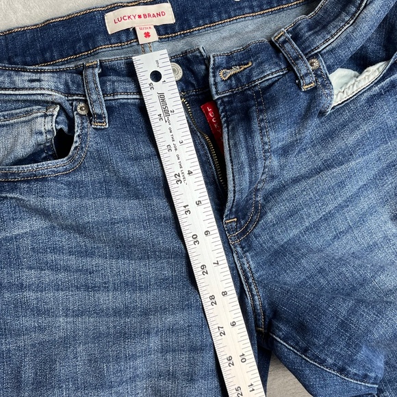 Lucky Brand Women's Jeans 12 / 31 R Mid Rise Sweet Boot Cut Casual Everyday Boho - Picture 10 of 14